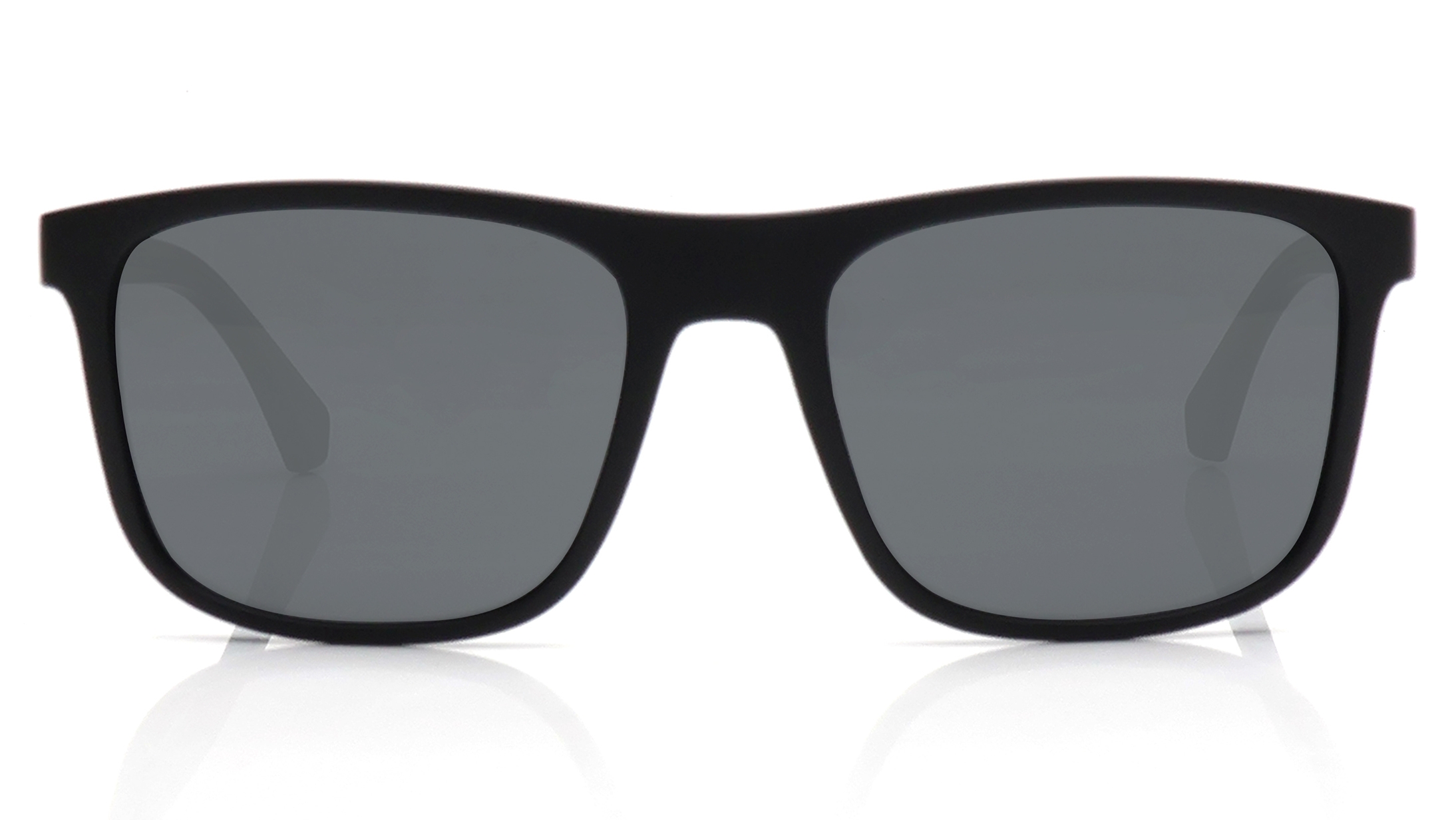 Image 1 of Black Square Sunglasses for Men from Emporio Armani Available at Titan Eye+