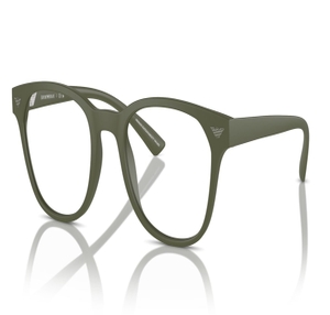 Image 2 of Olive Rectangle Eyeglasses for Men from Emporio Armani Available at Titan Eye+