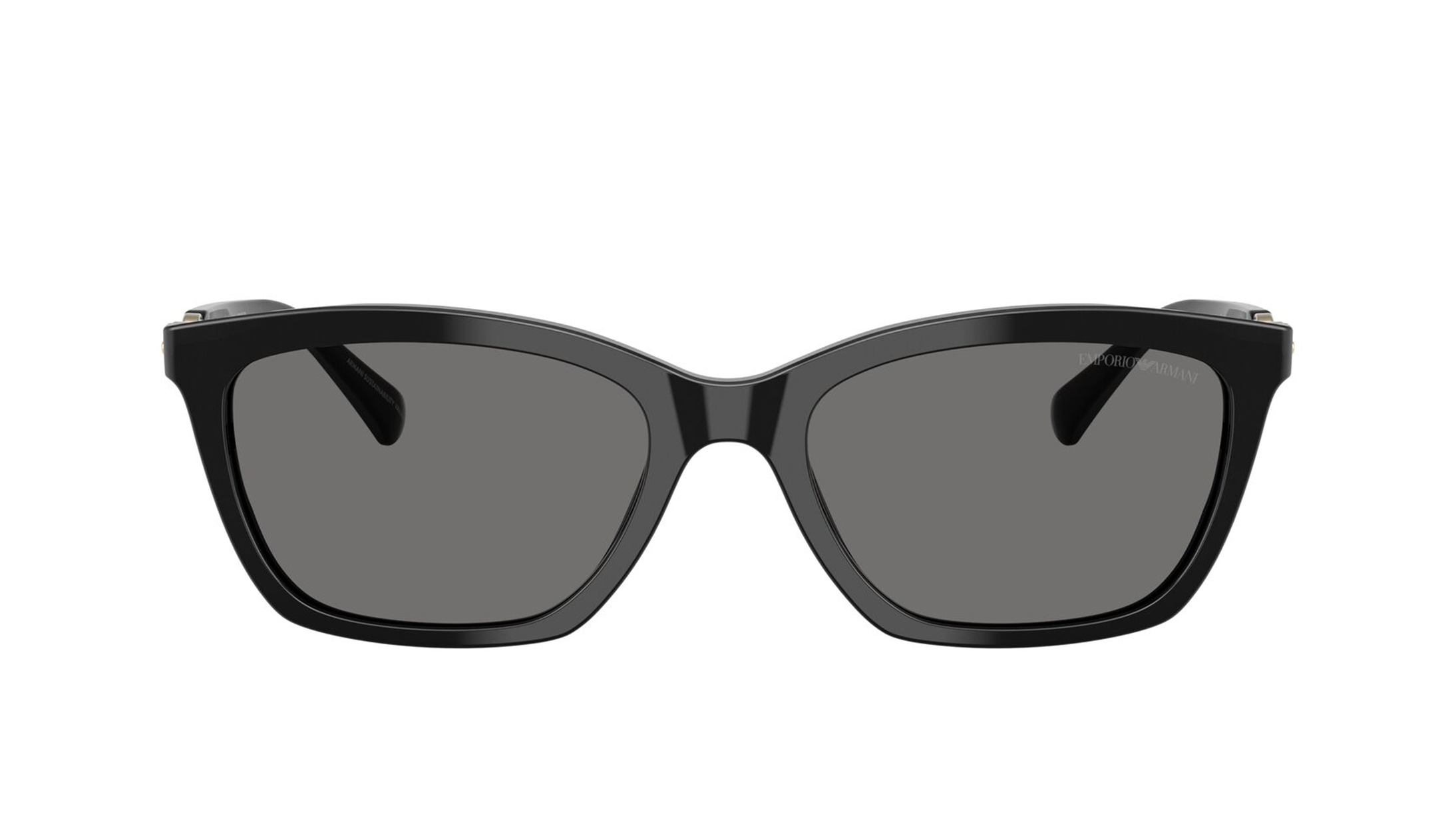 Image 1 of Grey CatEye Sunglasses for Women from Emporio Armani Available at Titan Eye+