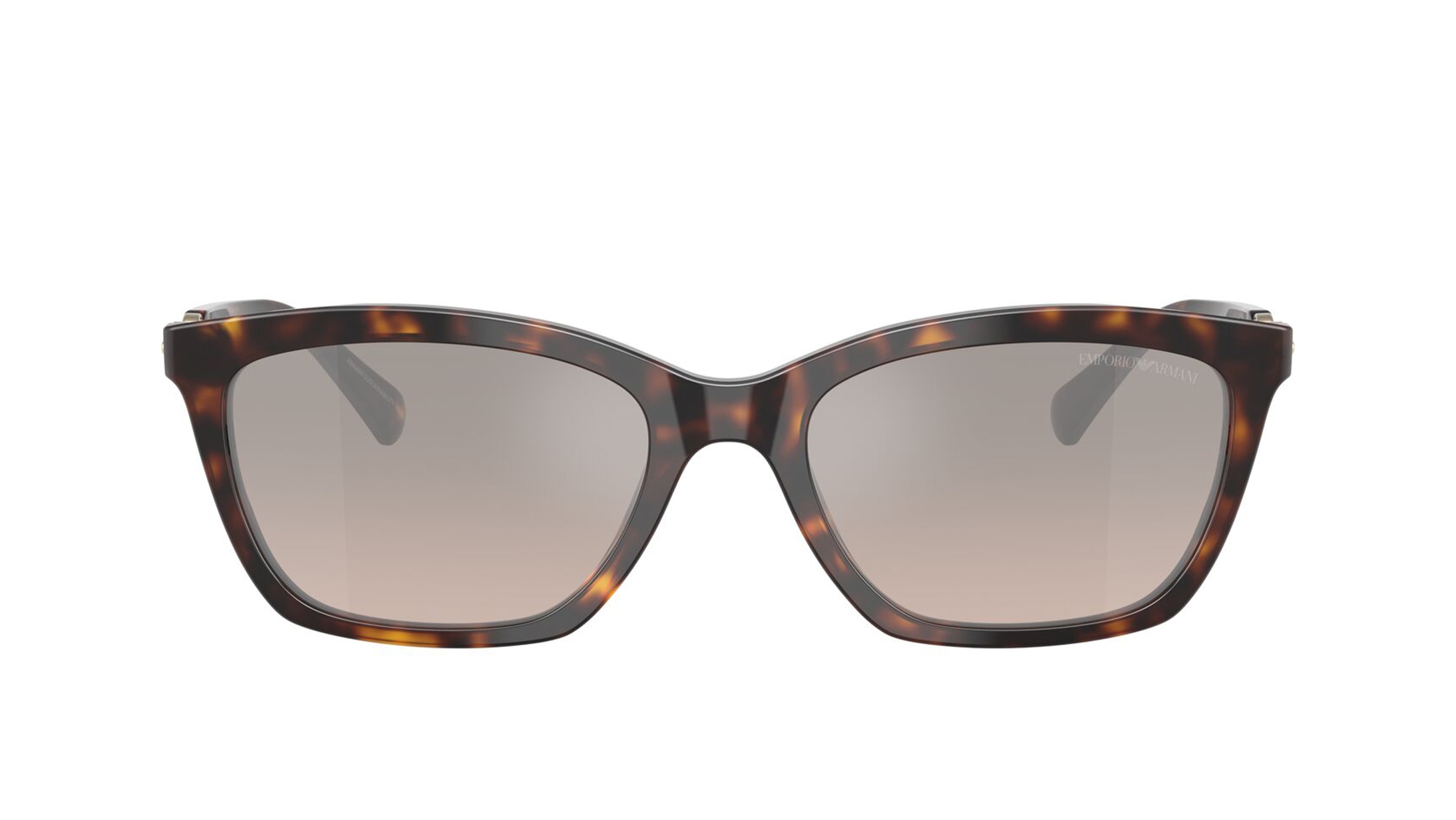 Image 1 of Brown CatEye Sunglasses for Women from Emporio Armani Available at Titan Eye+