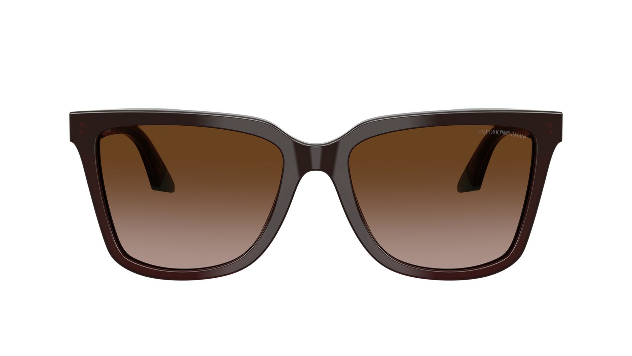 Image 1 of Brown Irregular Sunglasses for Women from Emporio Armani Available at Titan Eye+