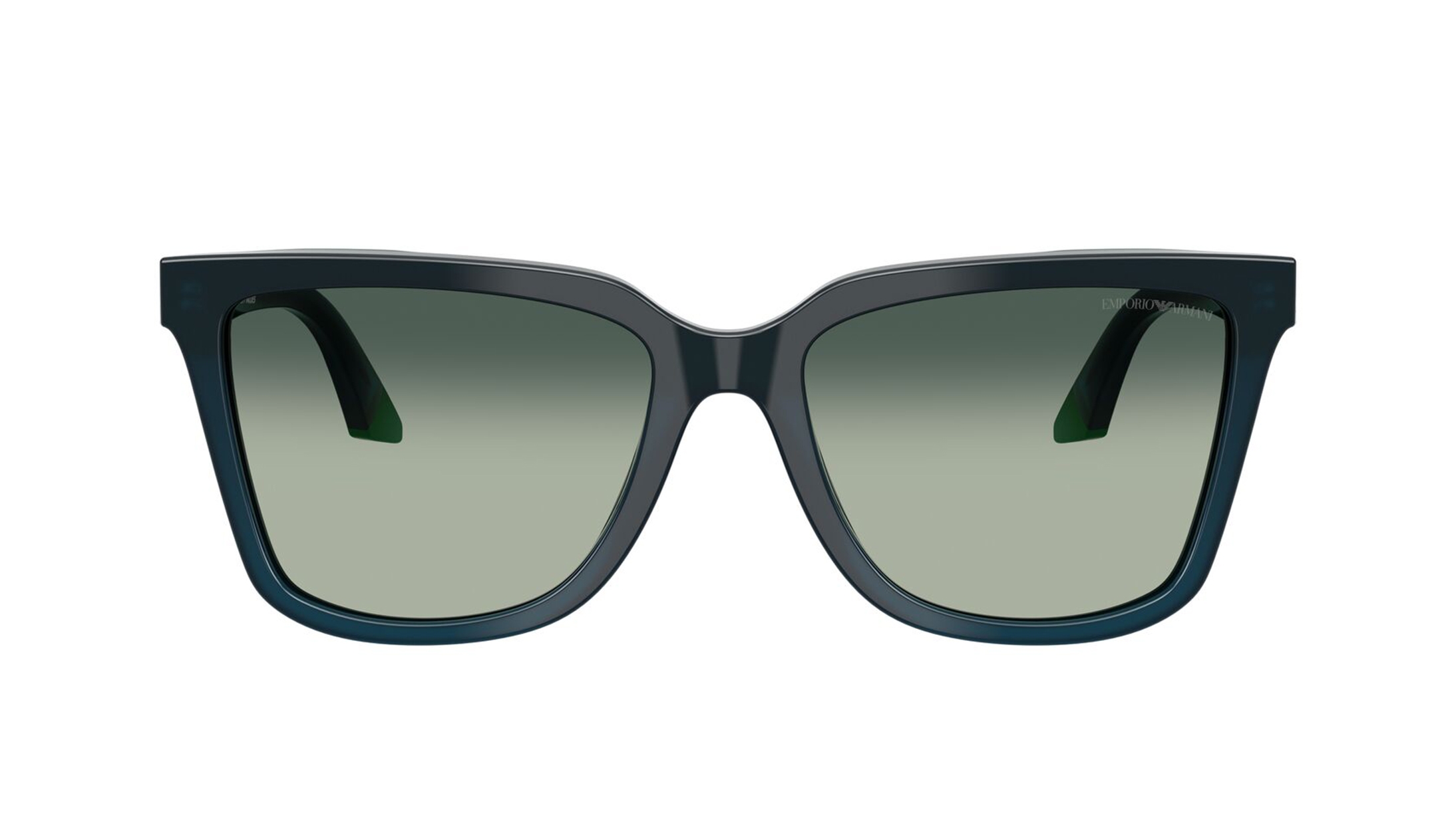 Image 1 of Blue Irregular Sunglasses for Women from Emporio Armani Available at Titan Eye+