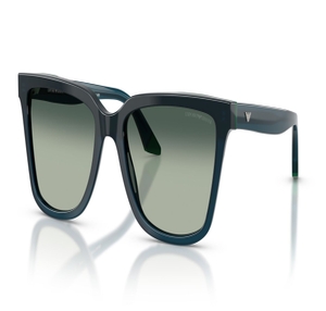Image 2 of Blue Irregular Sunglasses for Women from Emporio Armani Available at Titan Eye+