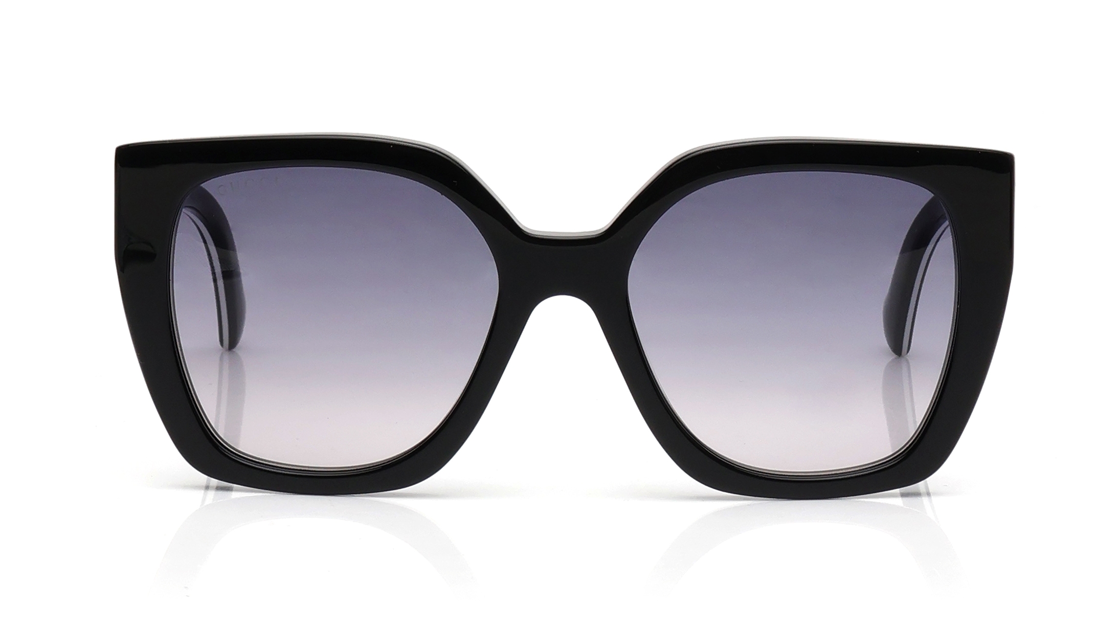Image 1 of Grey Butterfly Sunglasses for Women from Gucci Available at Titan Eye+
