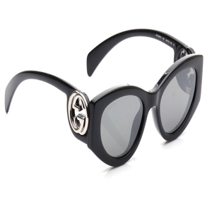 Image 2 of Grey CatEye Sunglasses for Women from Gucci Available at Titan Eye+