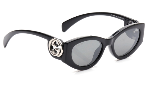 Image 2 of Grey CatEye Sunglasses for Women from Gucci Available at Titan Eye+