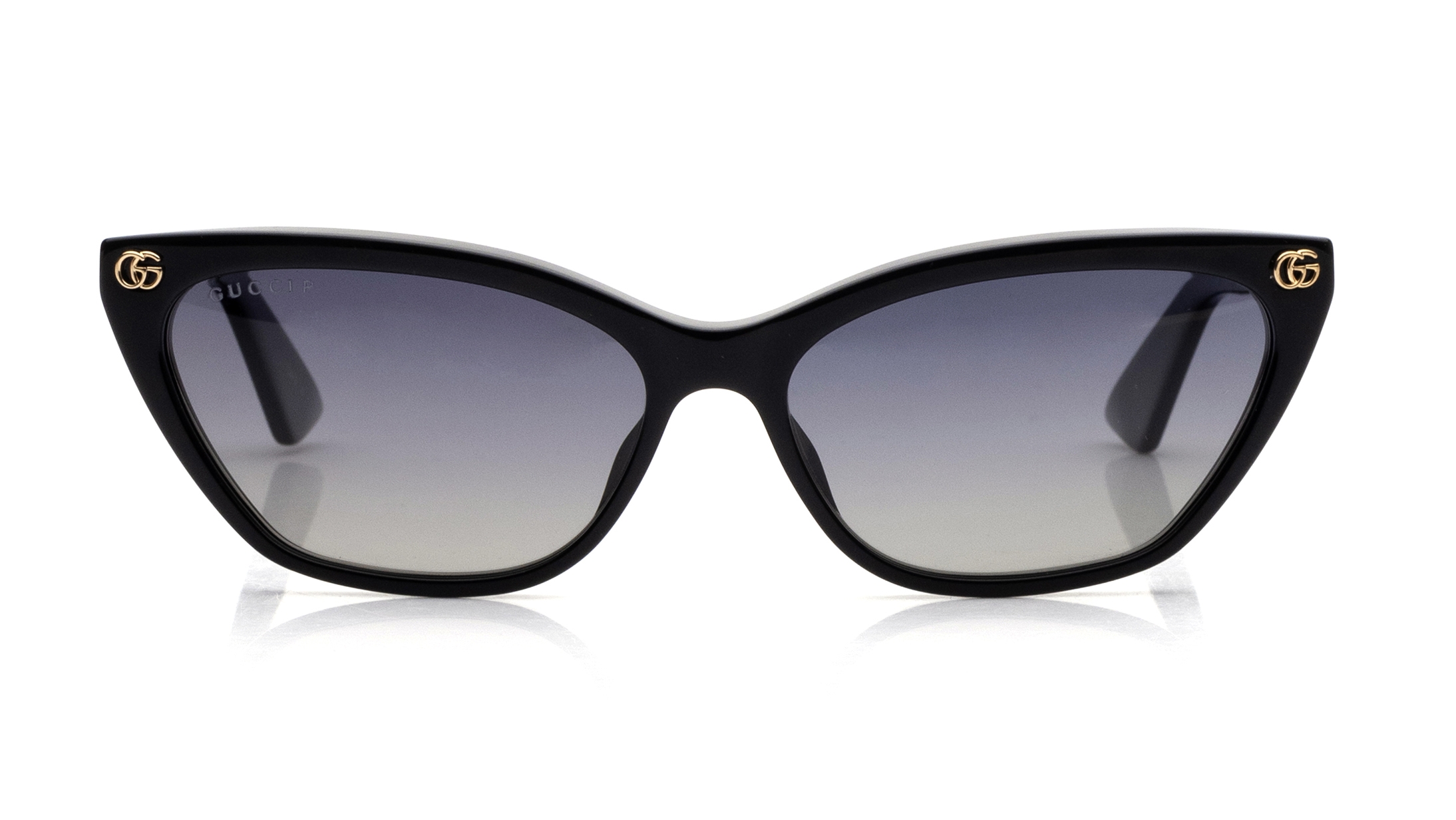 Image 1 of Grey CatEye Sunglasses for Women from Gucci Available at Titan Eye+