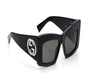 Image 2 of Grey Butterfly Sunglasses for Women from Gucci Available at Titan Eye+