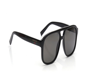 Image 2 of Grey Navigator Sunglasses for Men from Gucci Available at Titan Eye+