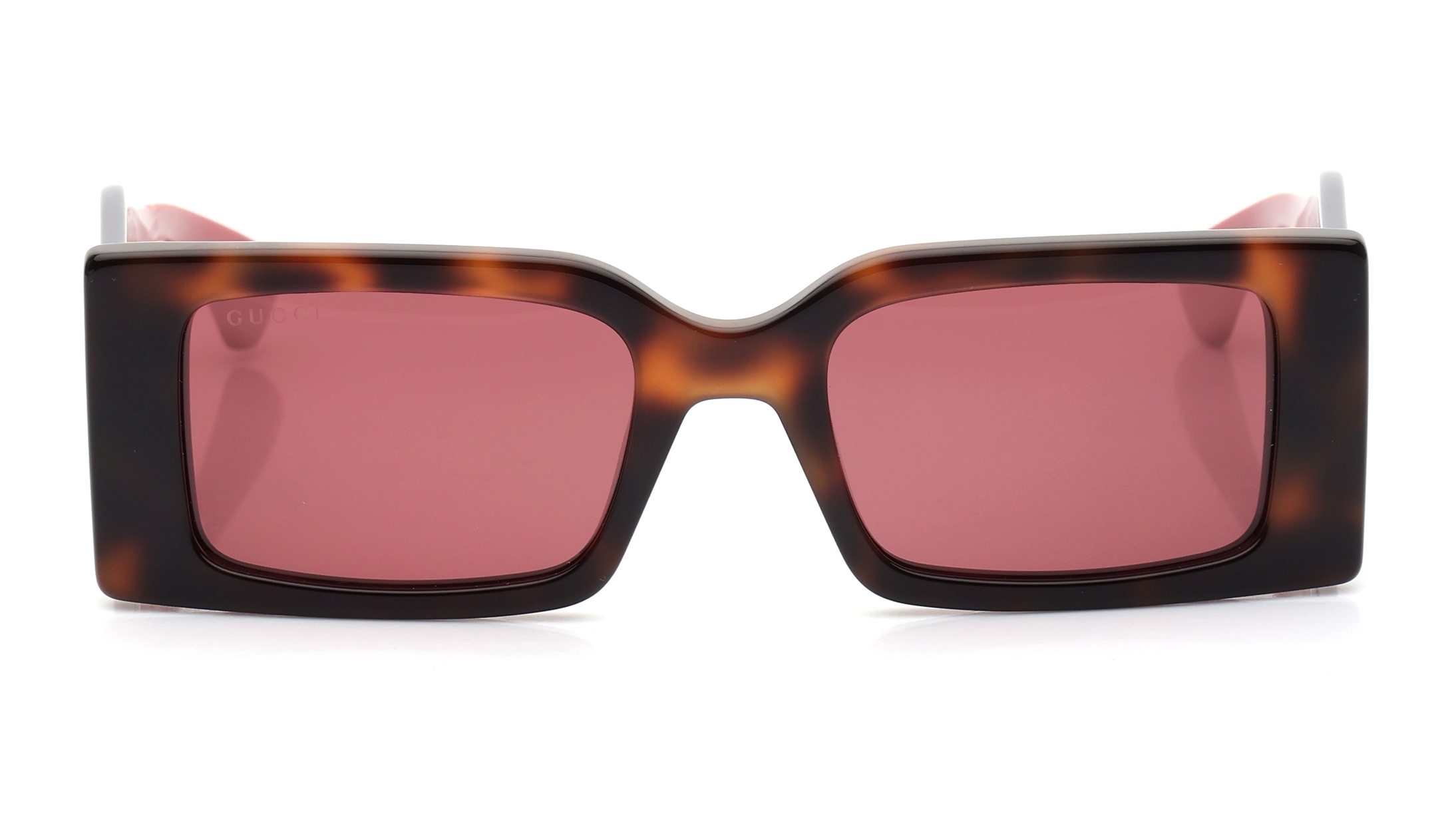 Image 1 of Red Square Sunglasses for Women from Gucci Available at Titan Eye+