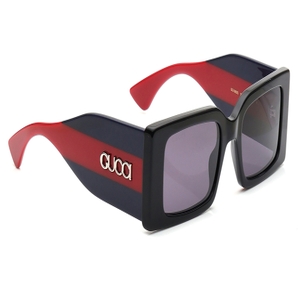 Image 2 of Purple Rectangle Sunglasses for Women from Gucci Available at Titan Eye+