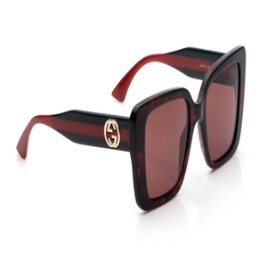 Image 2 of RED Rectangle Sunglasses for Women from Gucci Available at Titan Eye+