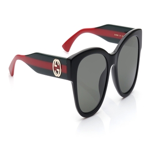Image 2 of Grey Butterfly Sunglasses for Women from Gucci Available at Titan Eye+