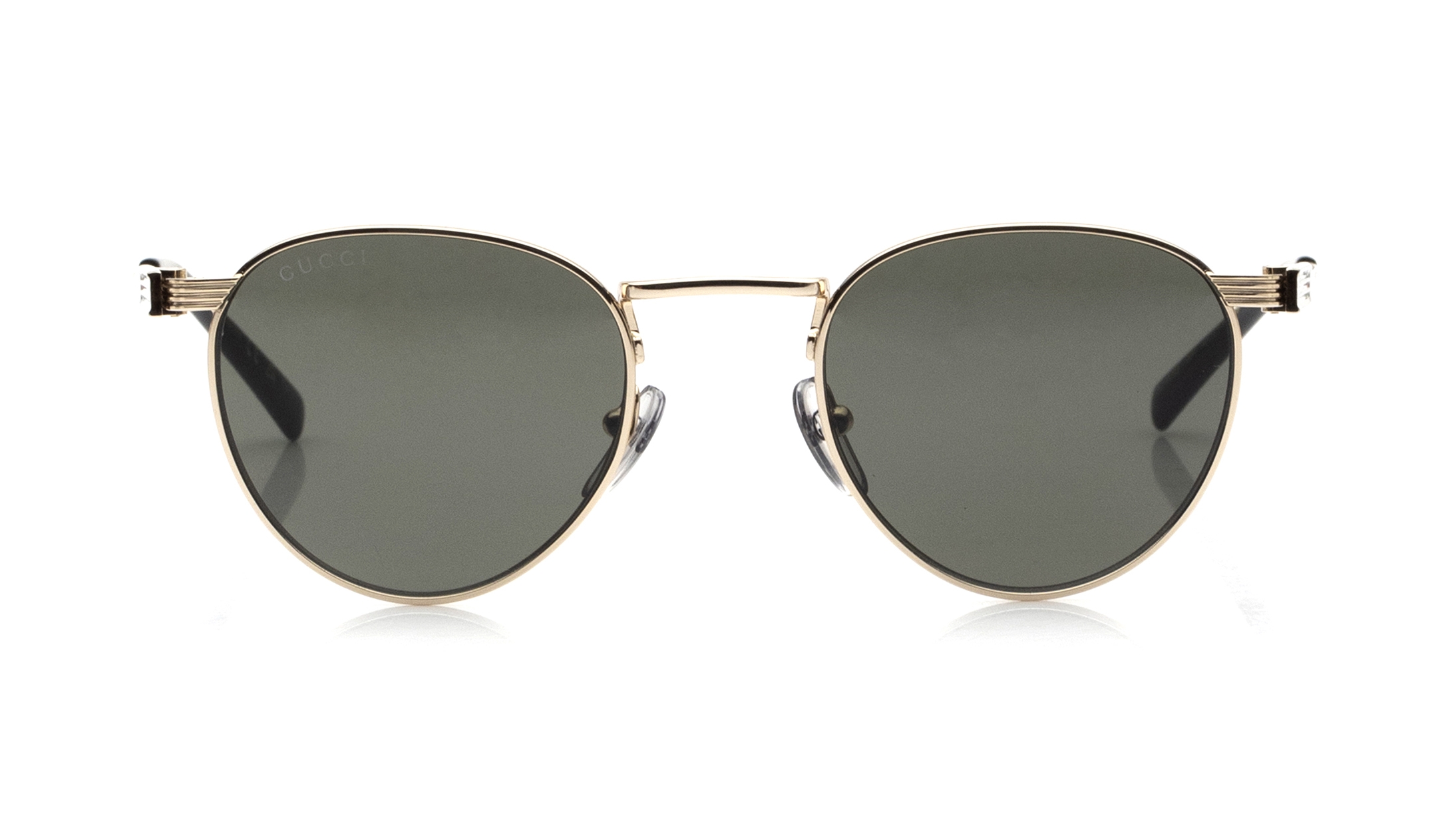 Image 1 of Grey Phantos Sunglasses for Men from Gucci Available at Titan Eye+