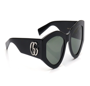 Image 2 of Grey Geometric Sunglasses for Women from Gucci Available at Titan Eye+