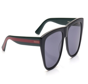 Image 2 of Grey Square Sunglasses for Men from Gucci Available at Titan Eye+