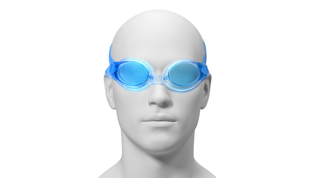 Image 1 of Blue Swimming glasses(SGP001BU1V) from Fastrack Available at Titan Eye+
