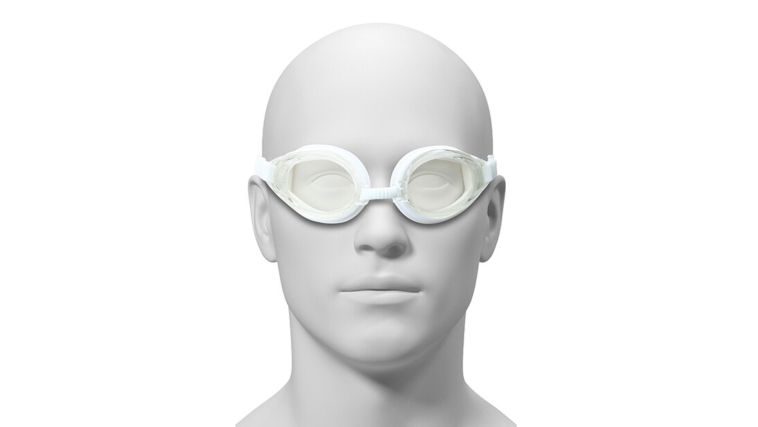 Image 1 of White Swimming glasses(SGP002WH1V) from Fastrack Available at Titan Eye+