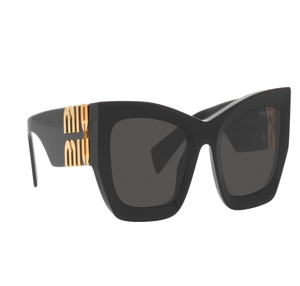 Image 2 of Grey Rectangle Sunglasses for Women from Miu Miu Available at Titan Eye+