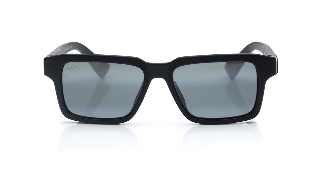 Image 1 of Grey Rectangle Sunglasses for Men and Women from Maui Jim Available at Titan Eye+