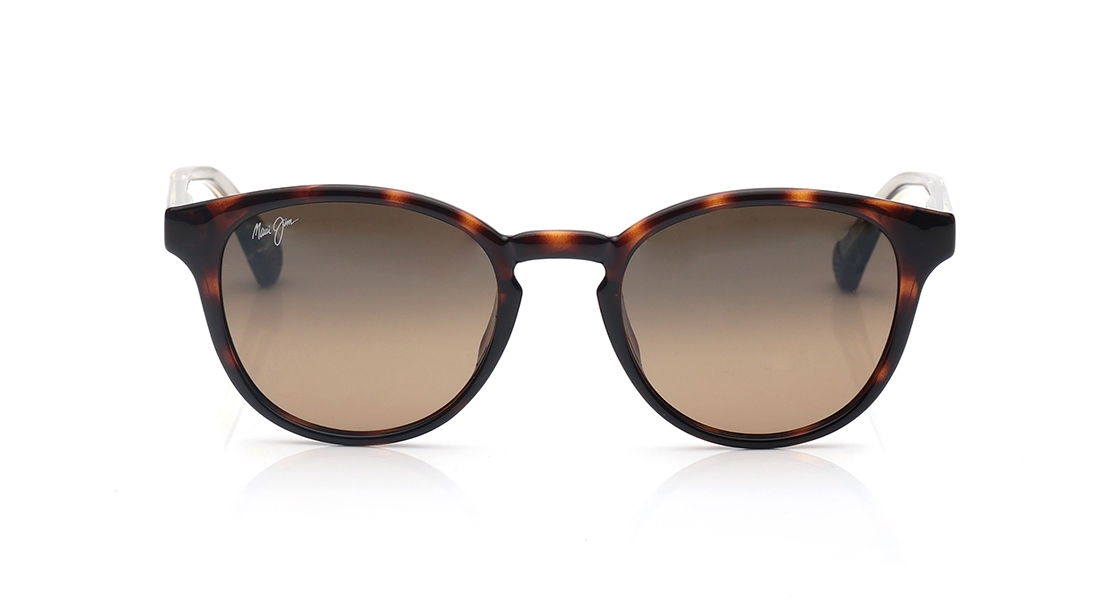 Image 1 of Brown Round Sunglasses for Men and Women from Maui Jim Available at Titan Eye+