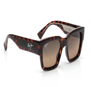 Image 2 of Bronze Rectangle Sunglasses for Men And Women from Maui Jim Available at Titan Eye+