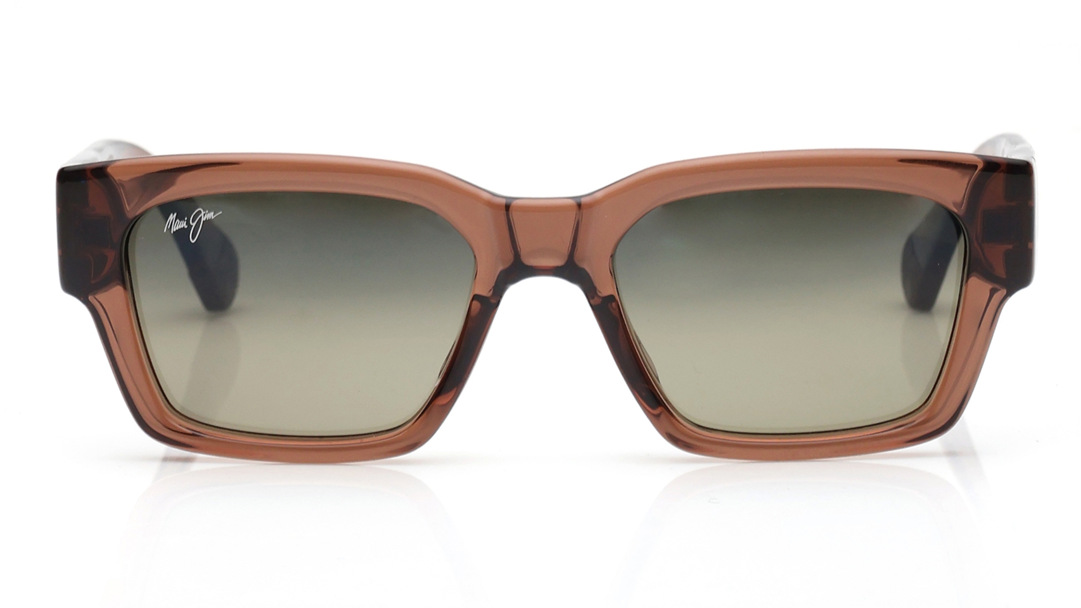 Image 1 of Green Square Sunglasses for Men and Women from Maui Jim Available at Titan Eye+