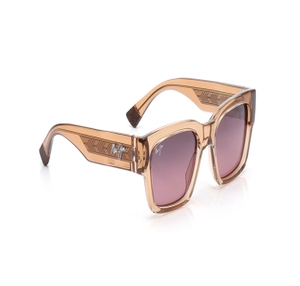 Image 2 of Rose Gold Square Sunglasses for Men And Women from Maui Jim Available at Titan Eye+