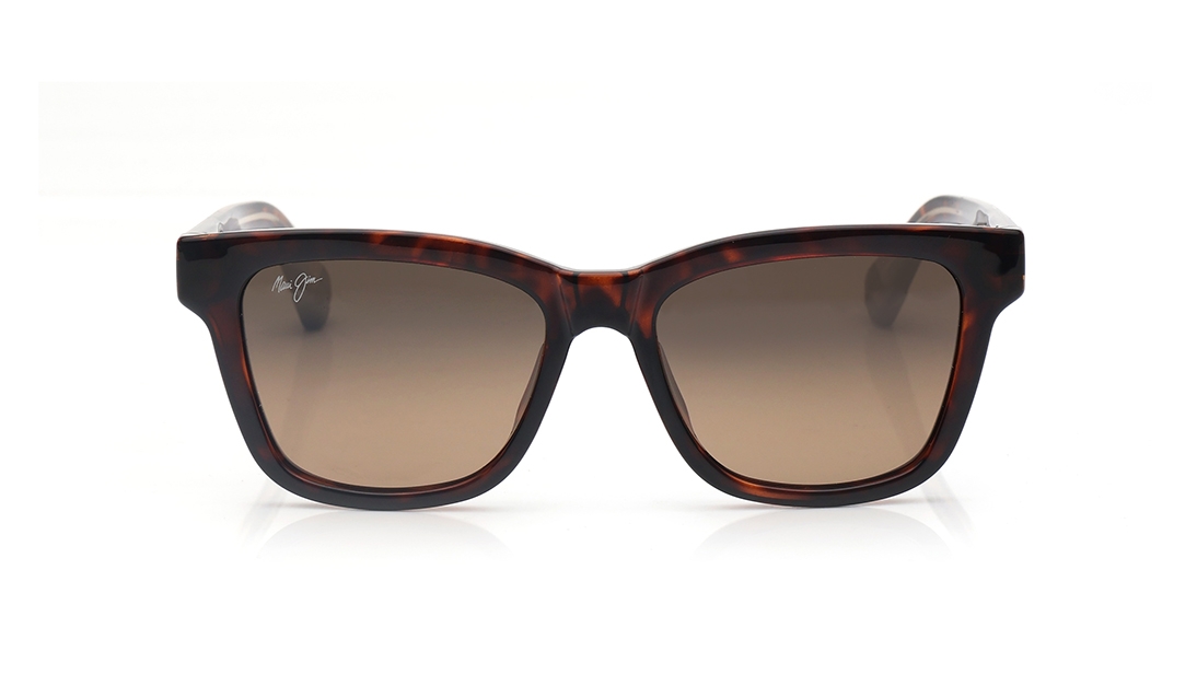 Image 1 of Brown Square Sunglasses for Men and Women from Maui Jim Available at Titan Eye+
