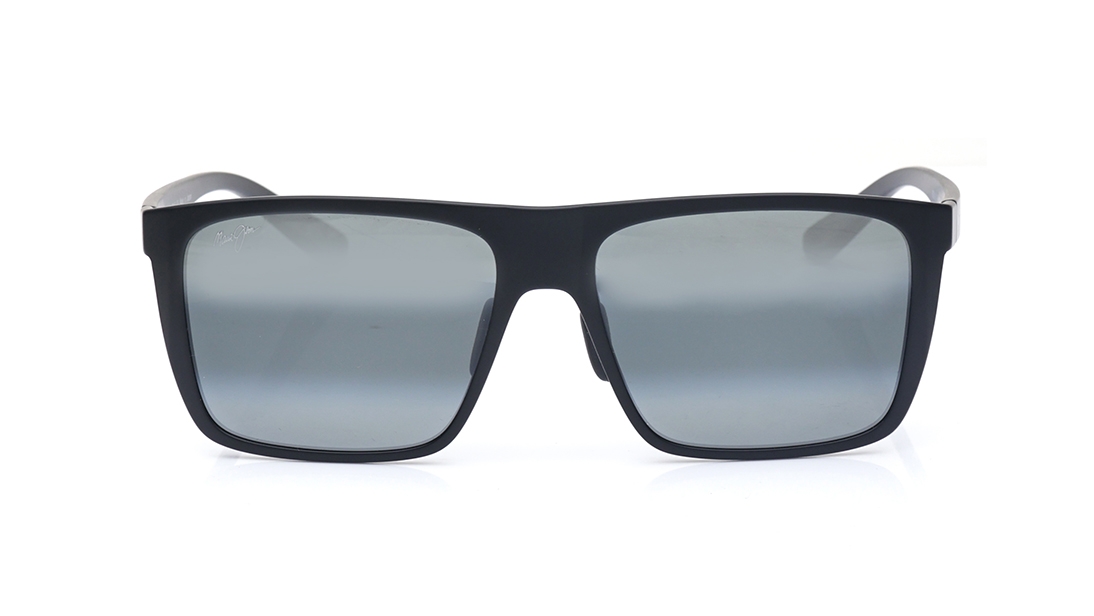 Image 1 of Grey Rectangle Sunglasses for Men from Maui Jim Available at Titan Eye+
