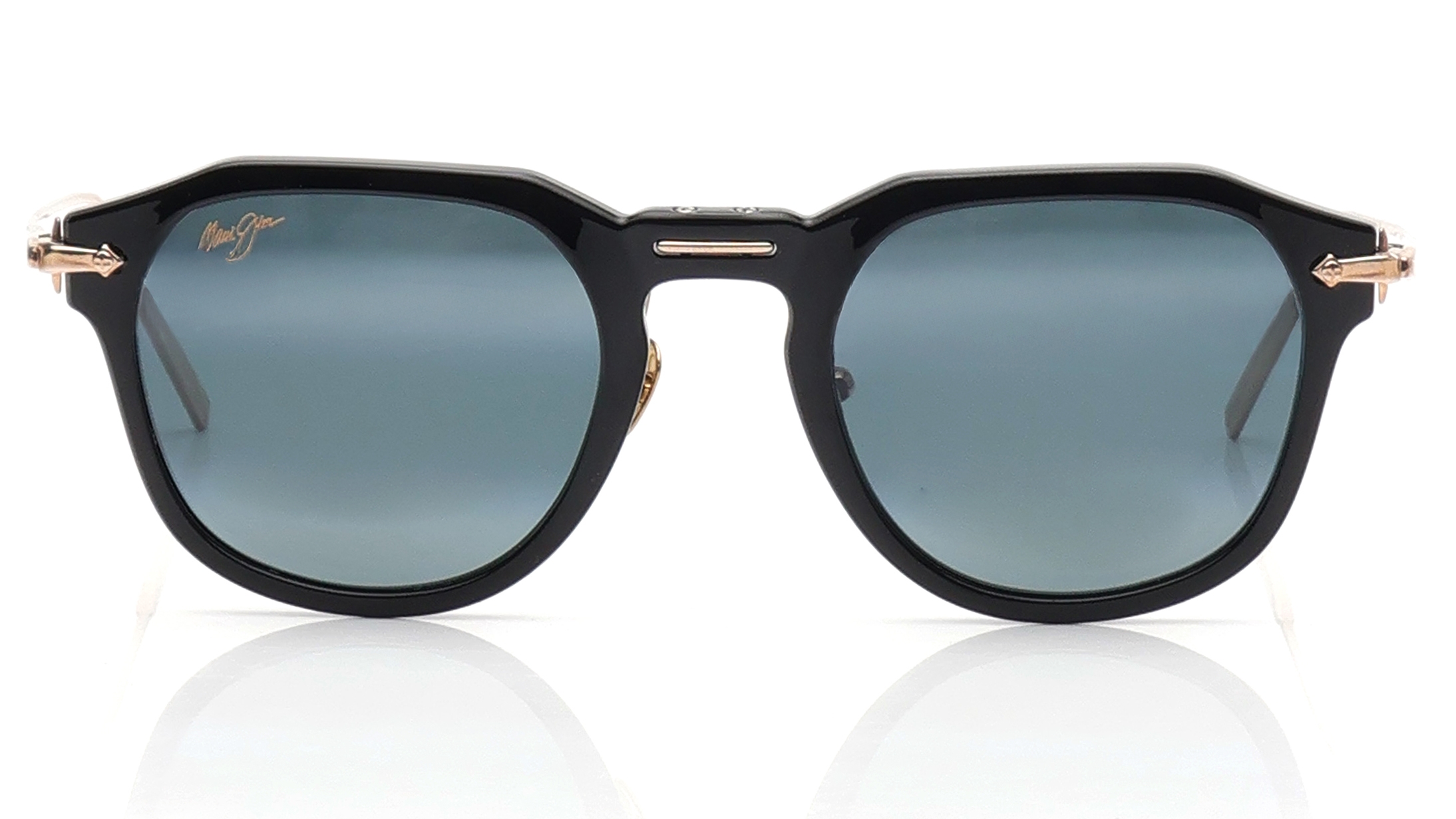 Image 1 of Grey Round Sunglasses for Men And Women from Maui Jim Available at Titan Eye+