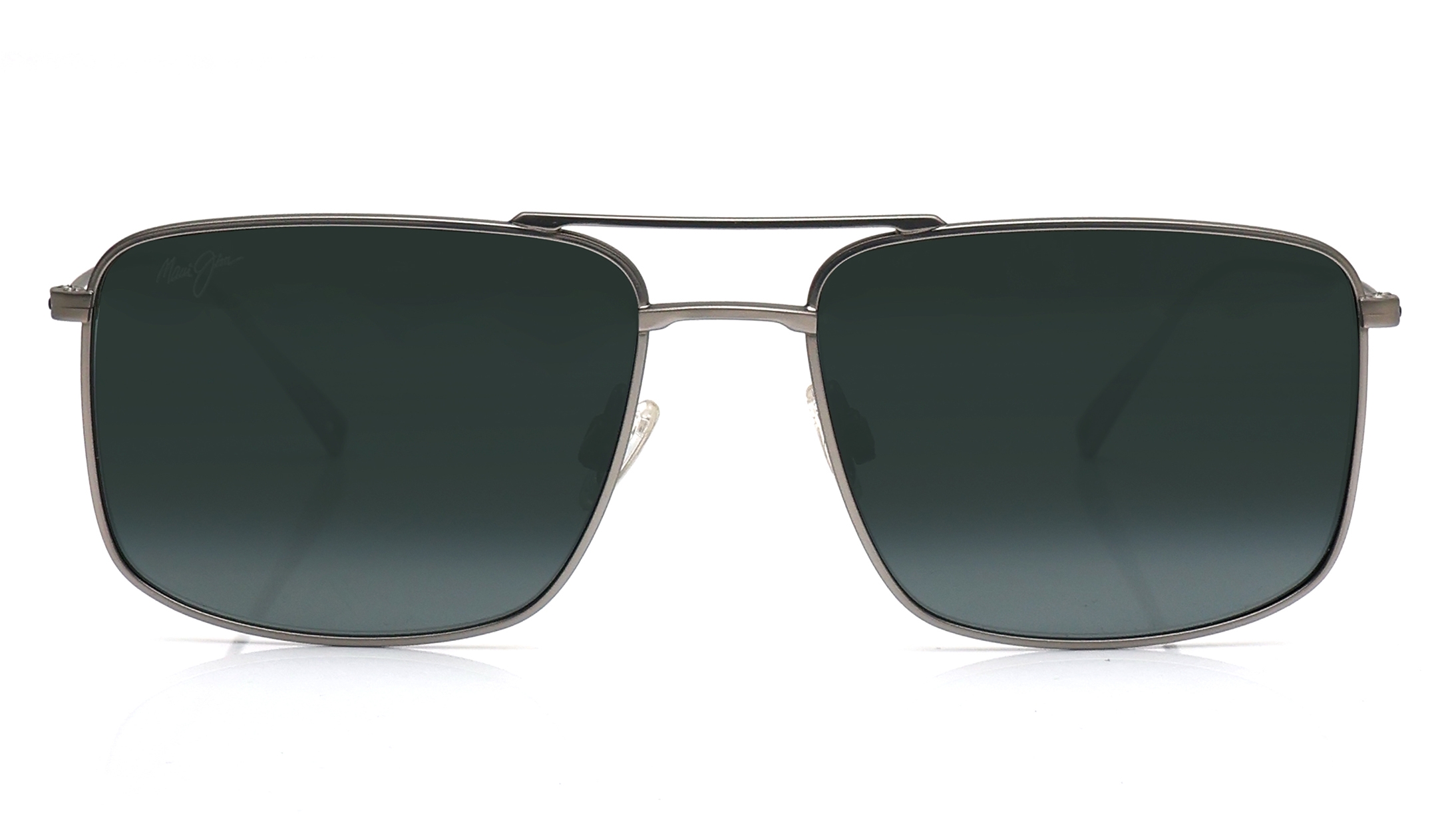 Image 1 of Grey Rectangle Sunglasses for Men from Maui Jim Available at Titan Eye+