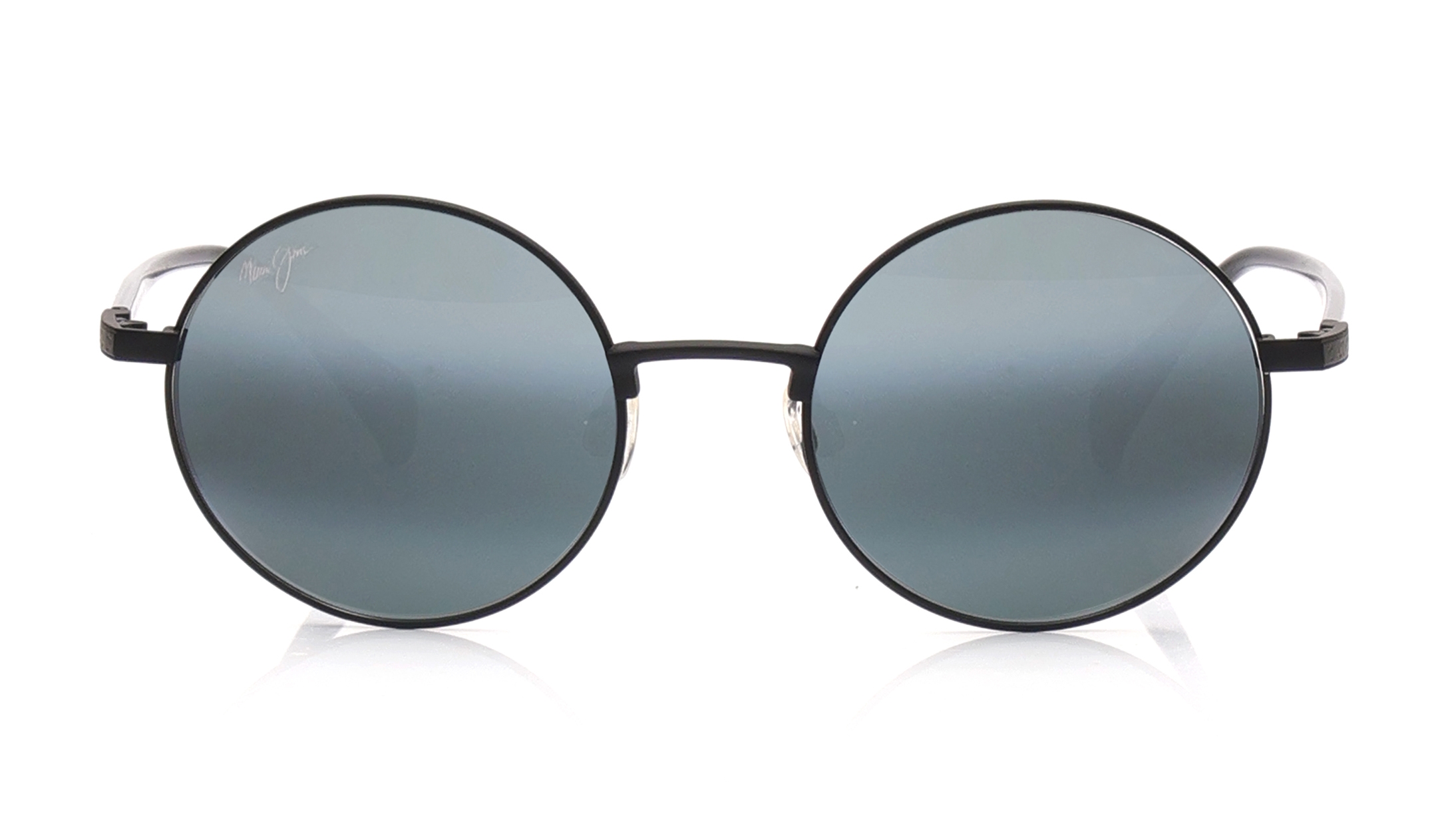 Image 1 of Grey Round Sunglasses for Men And Women from Maui Jim Available at Titan Eye+