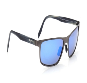 Image 2 of Blue Rectangle Sunglasses for Men from Maui Jim Available at Titan Eye+