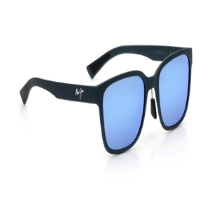 Image 2 of Blue Round Sunglasses for Men from Maui Jim Available at Titan Eye+