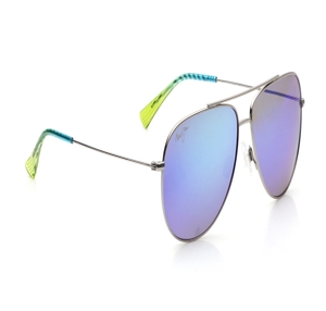 Image 2 of Blue Aviator Sunglasses for Men And Women from Maui Jim Available at Titan Eye+