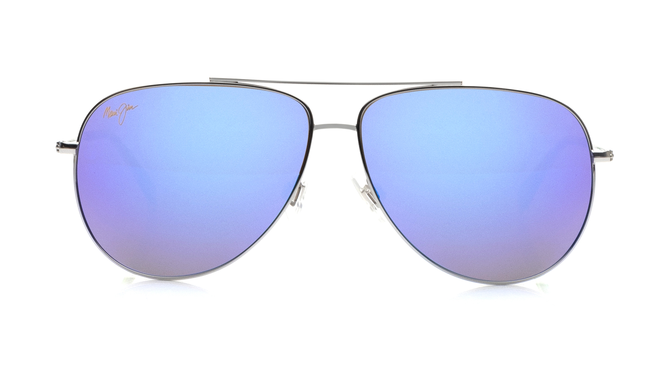 Image 1 of Blue Aviator Sunglasses for Men And Women from Maui Jim Available at Titan Eye+