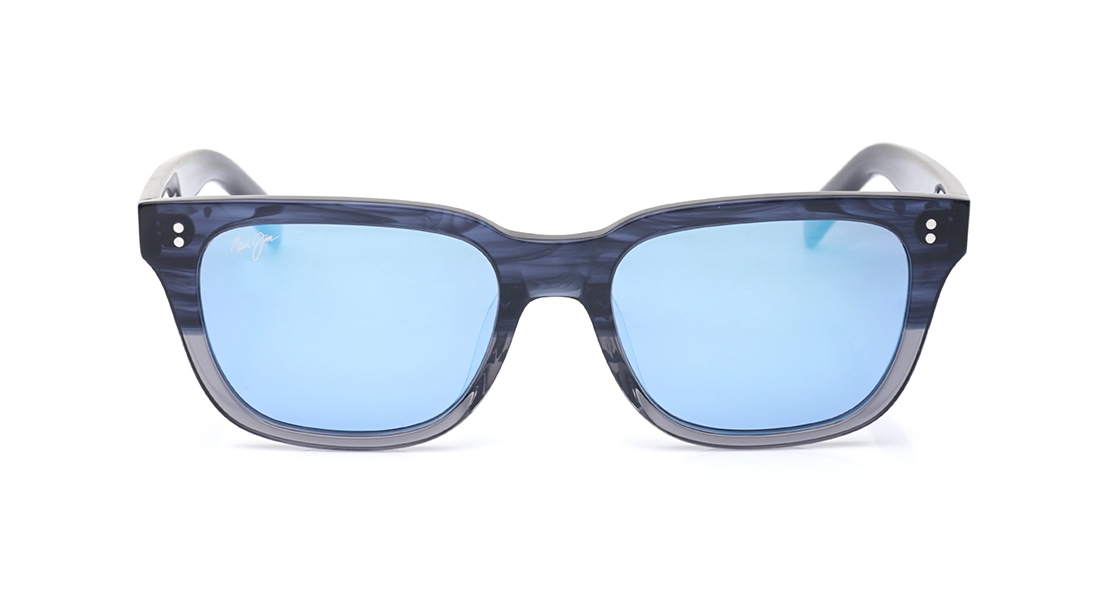 Image 1 of Blue Square Sunglasses for Men And Women from Maui Jim Available at Titan Eye+