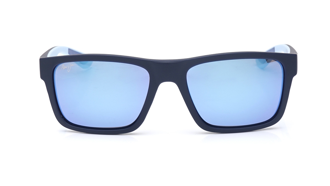 Image 1 of Blue Rectangle Sunglasses for Men And Women from Maui Jim Available at Titan Eye+