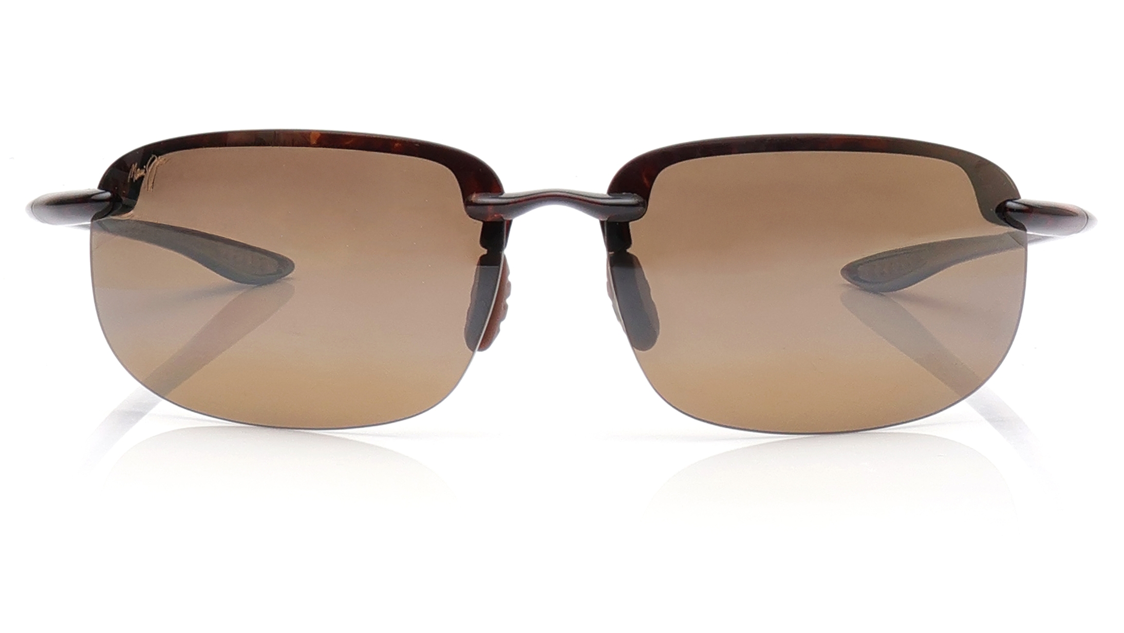 Image 1 of Bronze Oval Sunglasses for Men And Women from Maui Jim Available at Titan Eye+