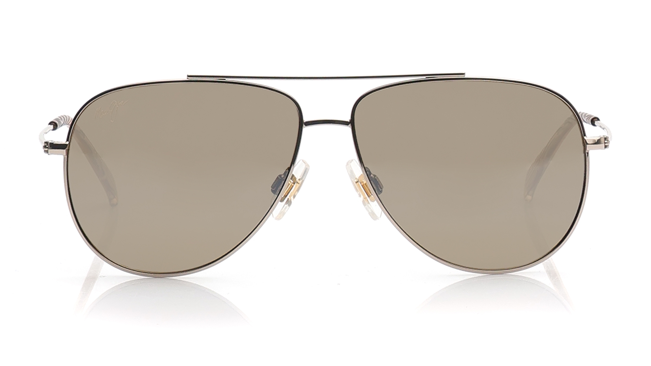 Image 1 of Bronze Aviator  Sunglasses for Men and Women from Maui Jim Available at Titan Eye+