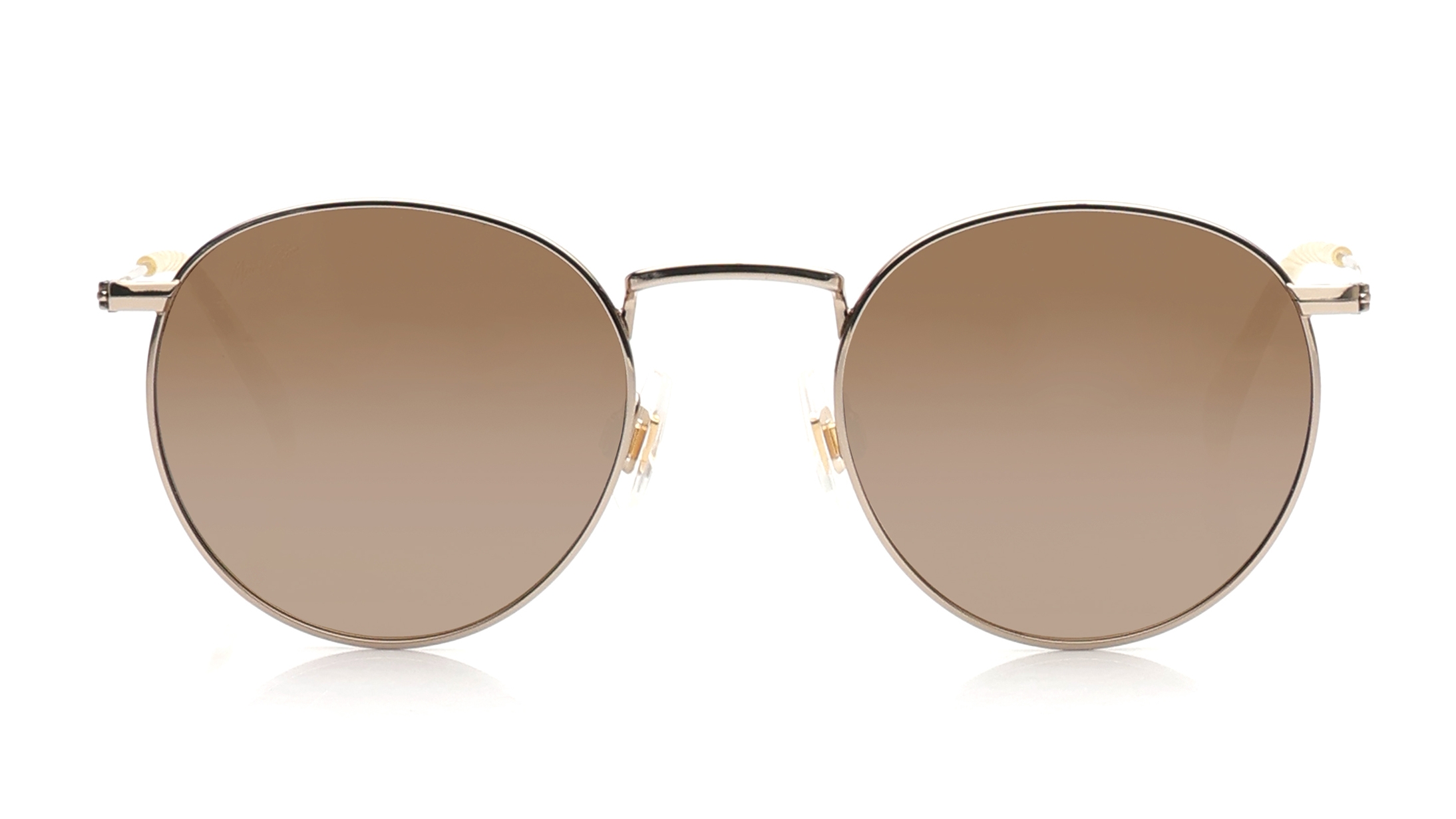 Image 1 of Bronze Round Sunglasses for Men and Women from Maui Jim Available at Titan Eye+