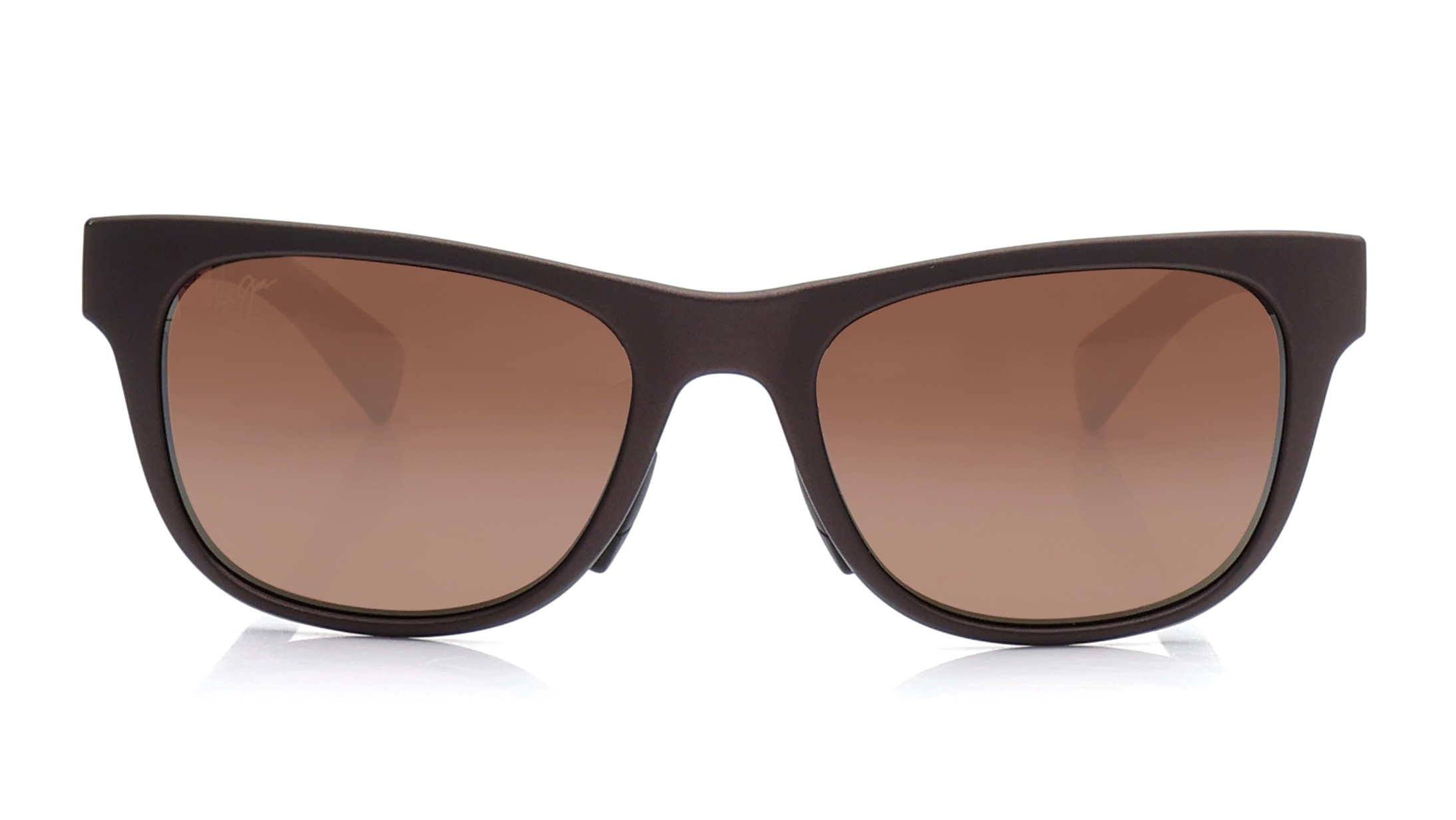 Image 1 of Bronze Rectangle Sunglasses for Men from Maui Jim Available at Titan Eye+