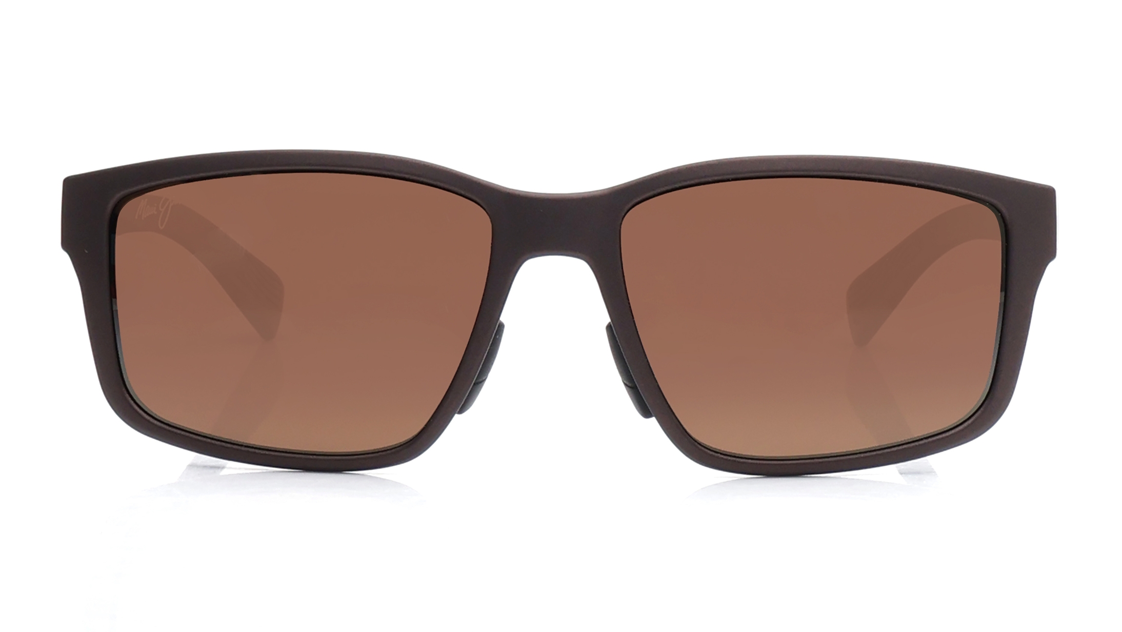 Image 1 of Bronze Rectangle Sunglasses for Men from Maui Jim Available at Titan Eye+
