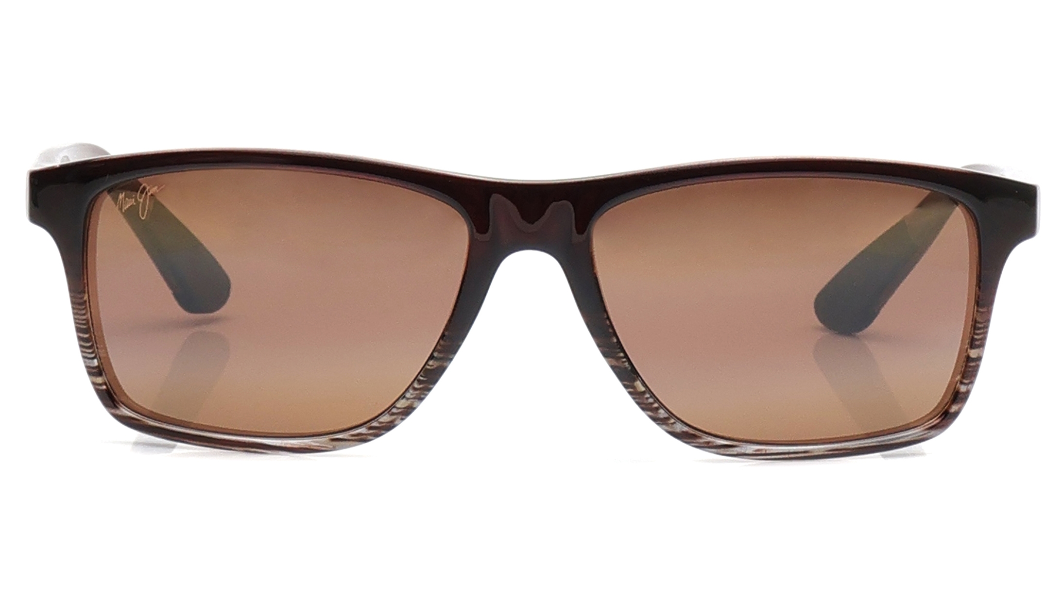 Image 1 of Bronze Rectangle Sunglasses for Men from Maui Jim Available at Titan Eye+