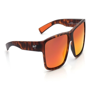 Image 2 of Red Rectangle Sunglasses for Men from Maui Jim Available at Titan Eye+