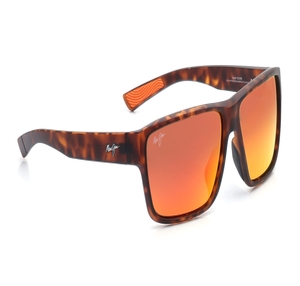 Image 2 of Red Rectangle Sunglasses for Men from Maui Jim Available at Titan Eye+
