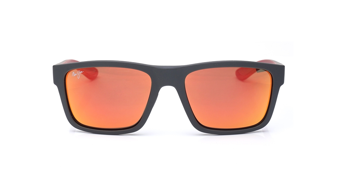 Image 1 of Red Rectangle Sunglasses for Men And Women from Maui Jim Available at Titan Eye+