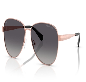 Image 2 of Grey Pilot Sunglasses for Women from Michael Kors Available at Titan Eye+