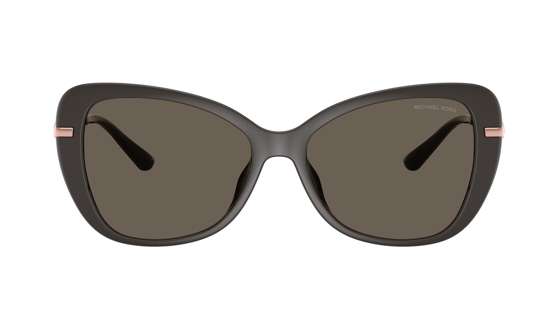 Image 1 of Grey Butterfly Sunglasses for Women from Michael Kors Available at Titan Eye+